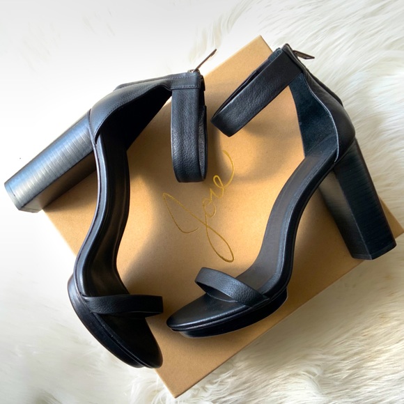 JOIE Black Platform Pumps - Picture 3 of 10